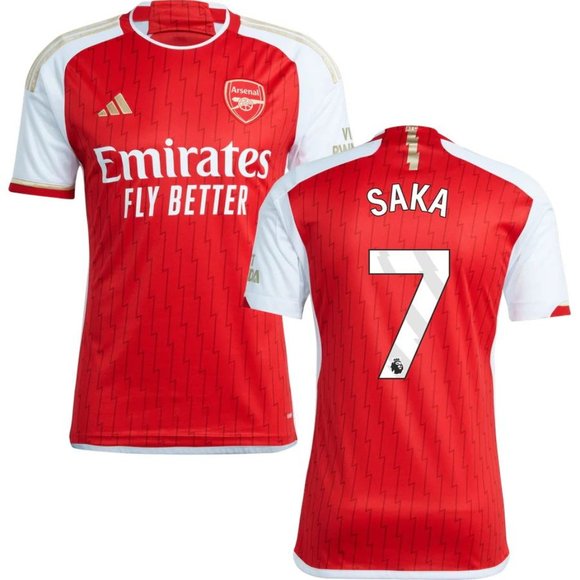 Arsenal F.C. Bukayo Saka 2023-24 Home Jersey - Picture 1 of 1